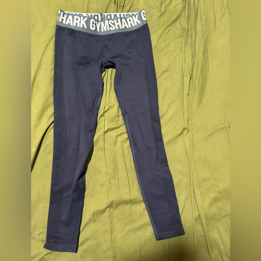 Blue low rise Gymshark leggings